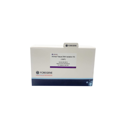 Lab Pemurnian DNA Genomic Cepat Reagen Kit Isolasi DNA Jaringan Hewan Tidak Ada Kontaminasi RNase