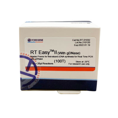RT EasyTM II Dengan Primer Transkripsi Terbalik Untuk Menggunakan Master Premix Untuk Sintesis CDNA Untai Pertama / PCR Waktu Nyata