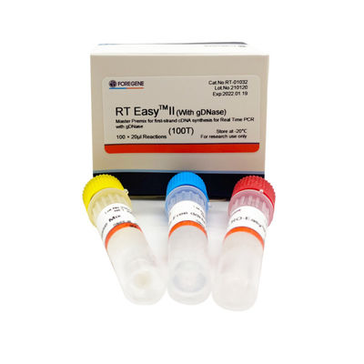 RT EasyTM II Dengan Primer Transkripsi Terbalik Untuk Menggunakan Master Premix Untuk Sintesis CDNA Untai Pertama / PCR Waktu Nyata