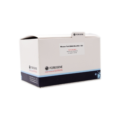 Lab Reagen Mouse Tail DNA Mini Kit Untuk Pemurnian DNA Genom Dalam 1 Jam
