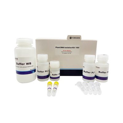 Kit Isolasi DNA Tanaman Reagen Lab Biologi Molekuler Tanpa Kontaminasi RNase