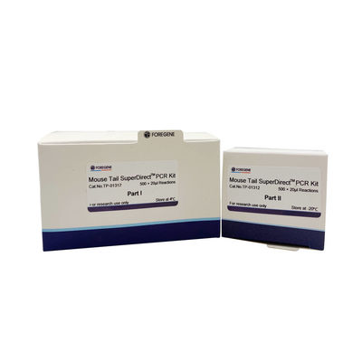 Hasil ekstraksi DNA yang tinggi Kit PCR SuperDirect Ekor Tikus untuk PCR langsung tikus melakukan lisis suhu kamar