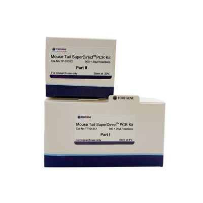 Hasil ekstraksi DNA yang tinggi Kit PCR SuperDirect Ekor Tikus untuk PCR langsung tikus melakukan lisis suhu kamar