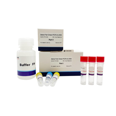 Biologi molekuler reagen PCR Zebra Fish Direct PCR Kit dengan UNG tanpa pemurnian DNA sebelumnya
