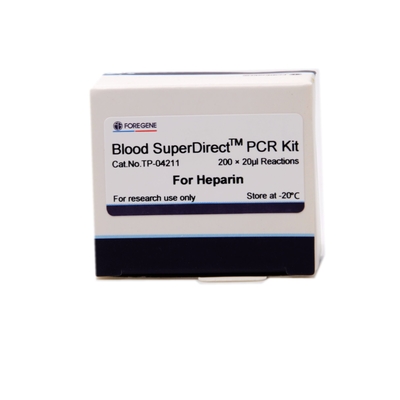 Kemampuan Amplifikasi Yang Kuat Sistem PCR Kit PCR Darah Langsung Dengan Heparin Tanpa Pretreatment
