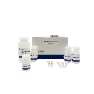 Kit Isolasi DNA Suhu Kamar Cepat Tidak Ada RNase yang Ditambahkan Untuk Ekstraksi DNA Genomik Tanaman