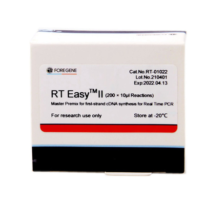 Foregene RT EasyTM II Master Premix Untuk Sintesis CDNA Untai Pertama Untuk PCR Waktu Nyata