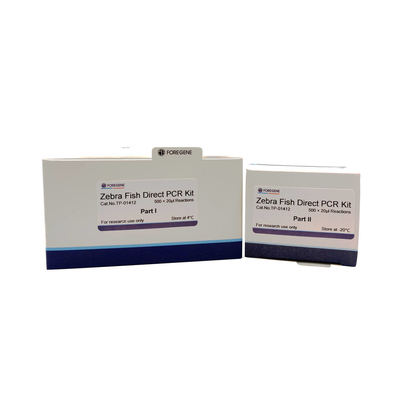 Sistem PCR spesifisitas yang lebih tinggi Zebra Fish Direct PCR Kits untuk reaksi PCR langsung