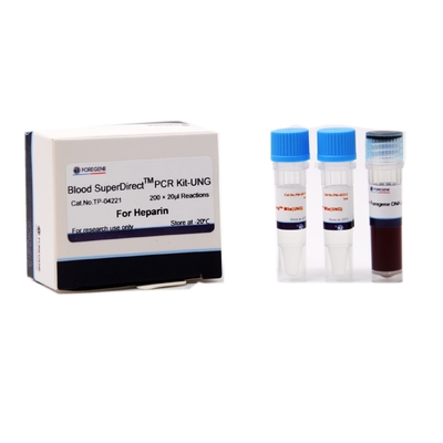 Darah SuperDirect PCR Kit UNG -Heparin Untuk Pusat Deteksi Rumah Sakit LABS