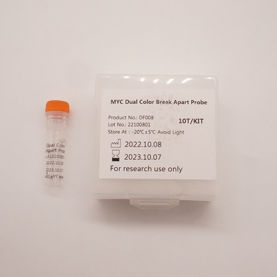 MYC Dual Color Break Apart Fish Probe Reagent Untuk Gen MYC Manusia
