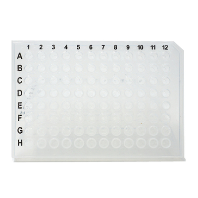 Foregene 10 Piring/Kit Lab Habis Transparan 96 Sumur PCR Piring 100ul 200ul