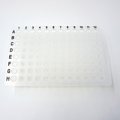 Foregene 10 Piring/Kit Lab Habis Transparan 96 Sumur PCR Piring 100ul 200ul