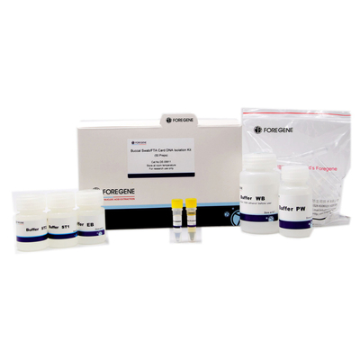 Buccal Swab FTA Card Kit Isolasi DNA 50 Persiapan Untuk Penggunaan Penelitian Lab