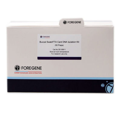 Buccal Swab FTA Card Kit Isolasi DNA 50 Persiapan Untuk Penggunaan Penelitian Lab