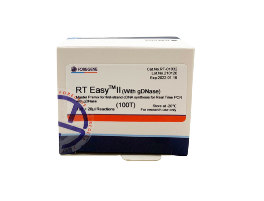 Kit Transkriptase Terbalik RT Easy II 25T Cepat Dengan DNase Untuk PCR Waktu Nyata