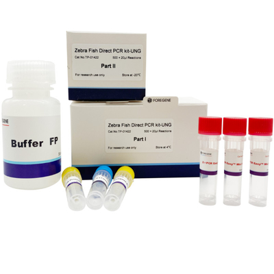 Sistem PCR Anti Polusi Zebra Fish Direct PCR Kit Dengan Enzim UNG