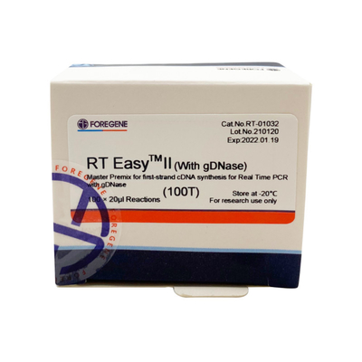 Kit Transkripsi Terbalik Premix Master Kit PCR Waktu Nyata Dengan DNase