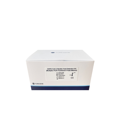 48/96 Tes Covid 19 RT PCR Test Kit Kit Tes Asam Nukleat Covid 19 CE