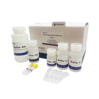 Kit Isolasi DNA Jaringan Hewan yang cepat dan sederhana dimurnikan untuk sel yang dikultur