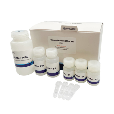 Kit Isolasi DNA Mini Plasmid Umum dengan kemurnian tinggi tanpa menambahkan RNase