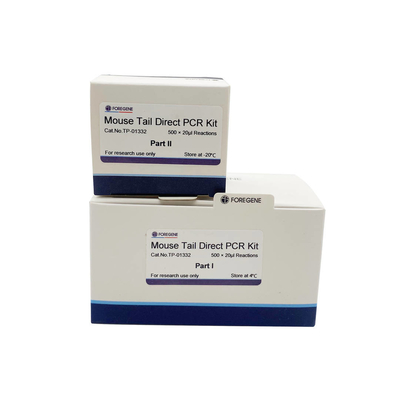Kit PCR Langsung Ekor Tikus Lab Reagen Dengan Kolom Hanya DNA Tanpa Kontaminasi RNase