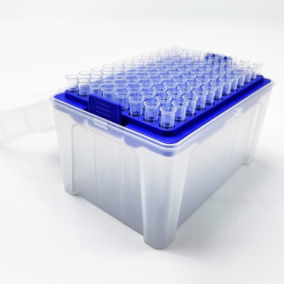 Tip Pipet Bahan PP Medis Impor 100ul Dengan DNase Gratis Dan RNase Gratis