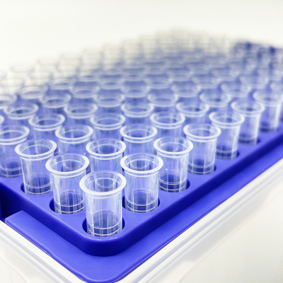 Tip Pipet Bahan PP Medis Impor 100ul Dengan DNase Gratis Dan RNase Gratis