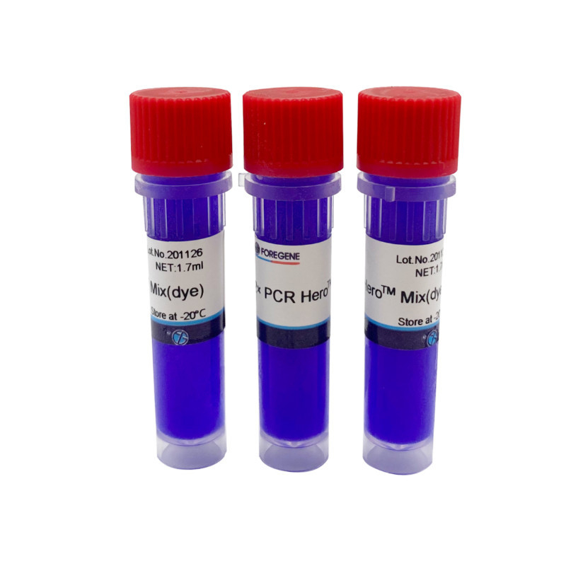 Efisiensi Tinggi PCR Premix System PCR Hero Dengan Dye Kit Ultra Cepat 2 X PCR Premix System 5 Ml