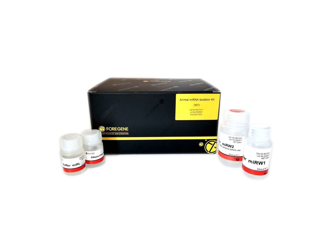 Spin Column Animal MiRNA Isolation Kits RE-0101T Untuk Penggunaan Penelitian Laboratorium Tidak Perlu Mandi Es