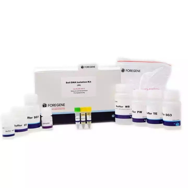 Tidak ada RNase Lab Reagen Tanah Kit Isolasi DNA Hanya Jenis Kolom DNA