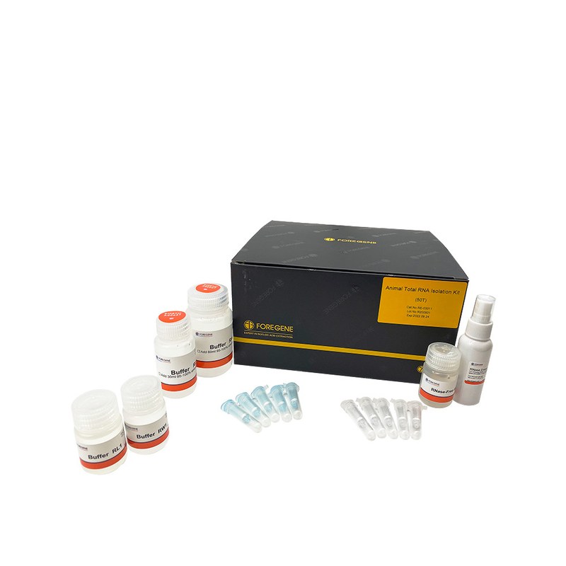 Ekstraksi RNA ISO CE Dari Jaringan Hewan OD260 OD280 Kit Isolasi RNA Total Hewan