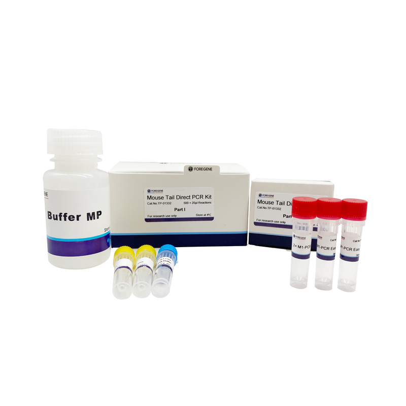 Kit PCR Langsung Ekor Tikus Satu Langkah 200 X20μL Rxns 2000 X20μL Rxns