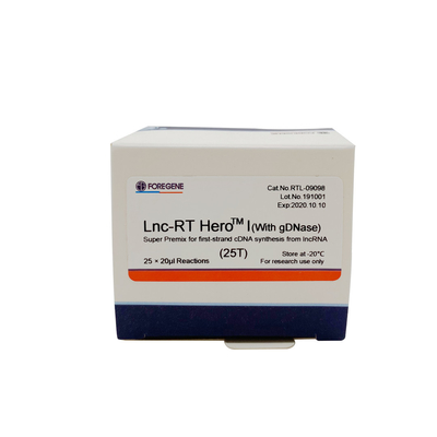 Lnc-RT HeroTM I(Dengan gDNase) Super Premix untuk sintesis cDNA untai pertama dari lncRNA Cat.No.RTL-09098/09099